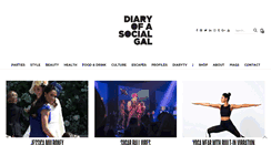 Desktop Screenshot of diaryofasocialgal.com